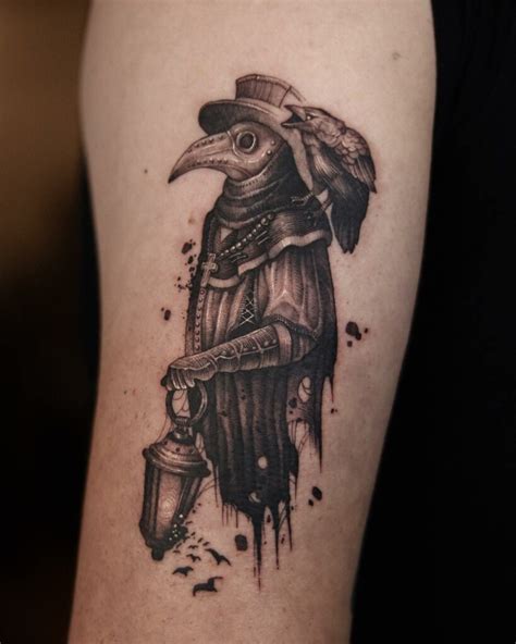 plague doctor tattoo